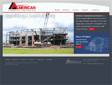 Tablet Screenshot of amcontractors.com